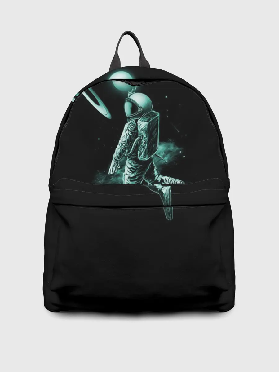 Рюкзак джинсовый / КОСМИЧЕСКИЙ БАСКЕТБОЛ