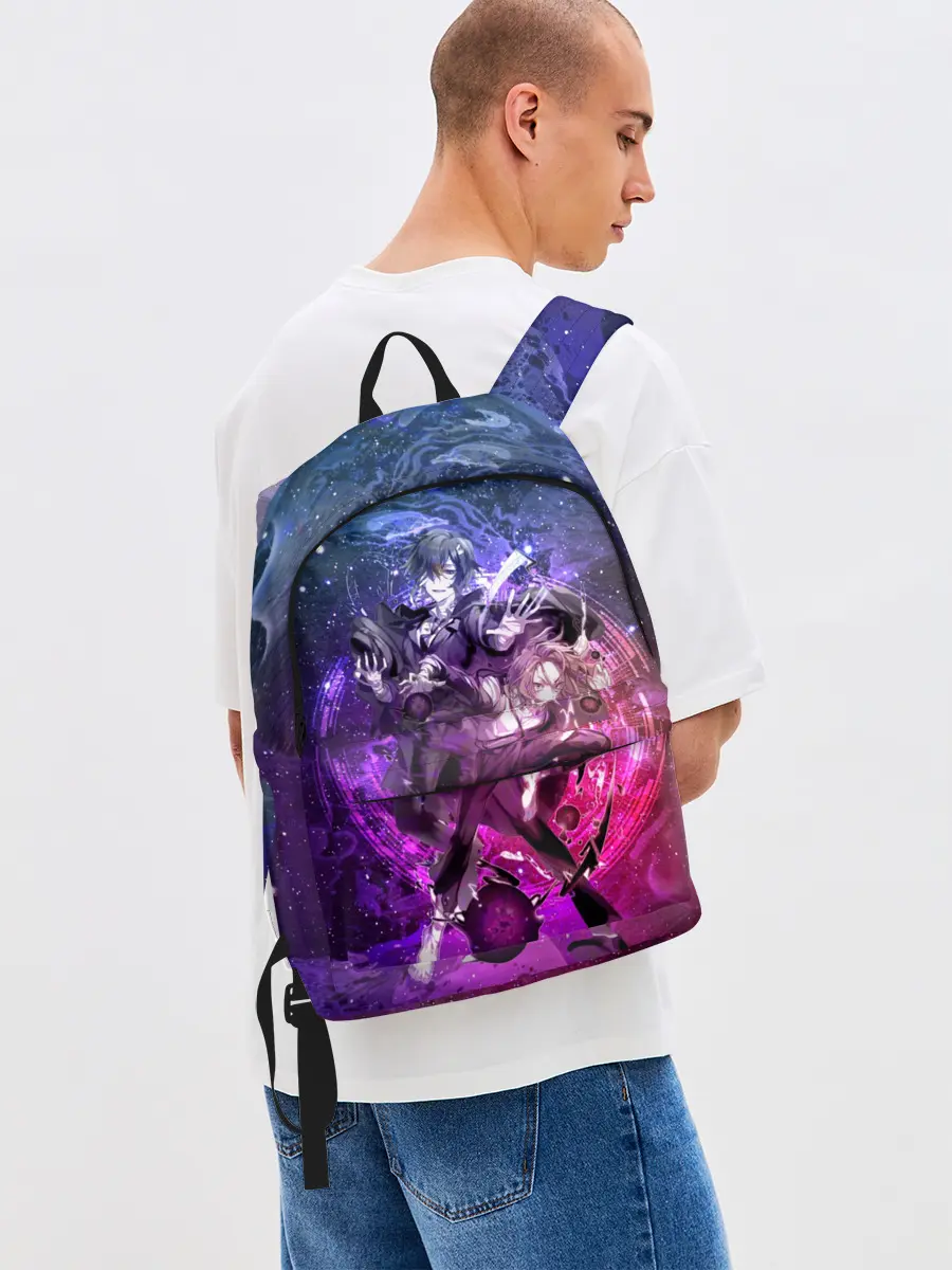 Рюкзак джинсовый / Дазай и Чуя