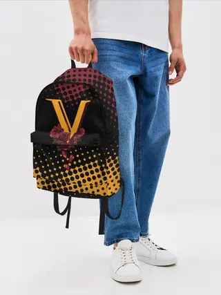 Рюкзак джинсовый / CYBERPUNK 2077 / VALENTINO.