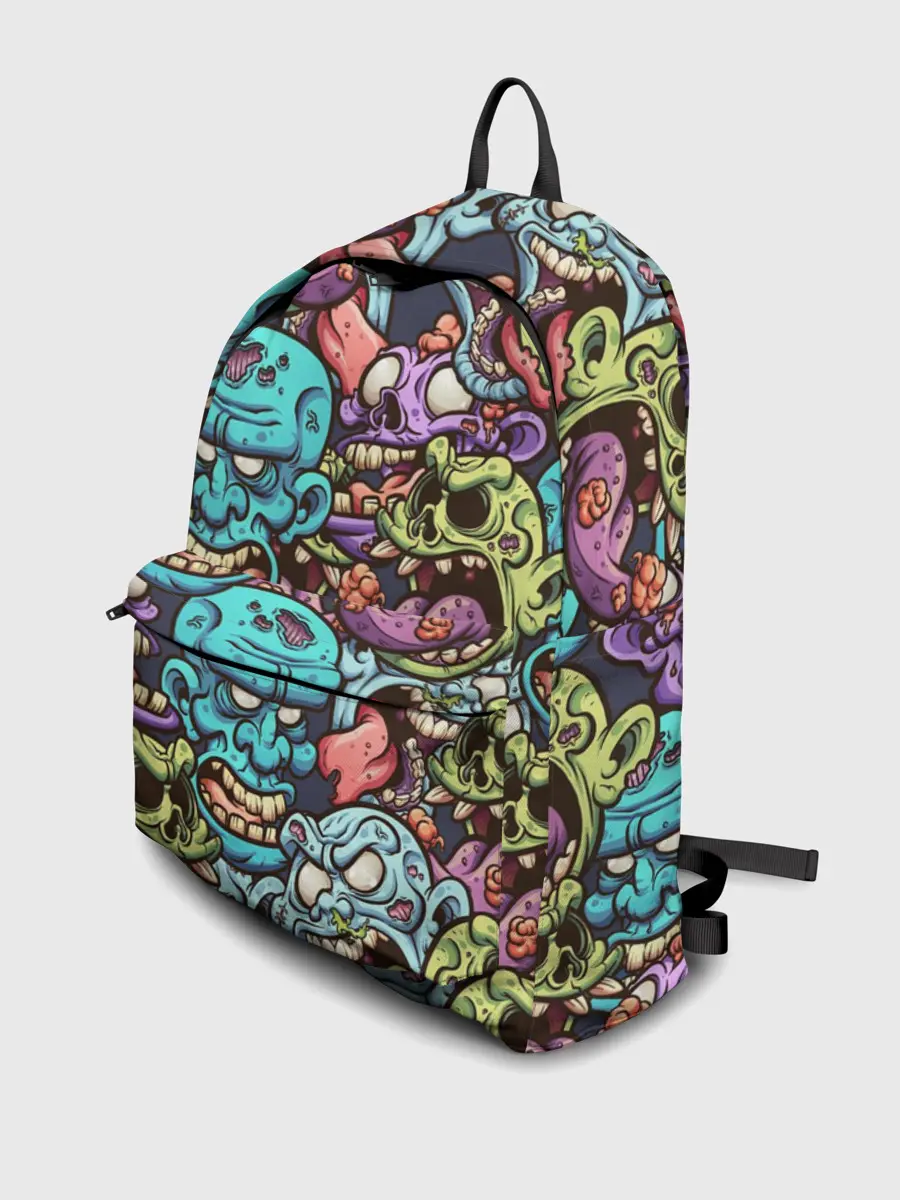 Рюкзак джинсовый / Зомби Паттерн