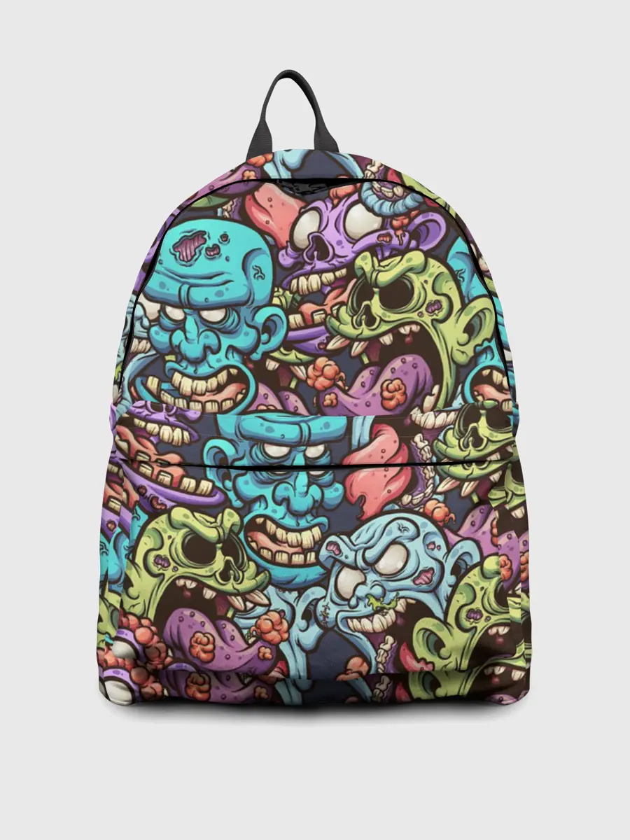 Рюкзак джинсовый / Зомби Паттерн