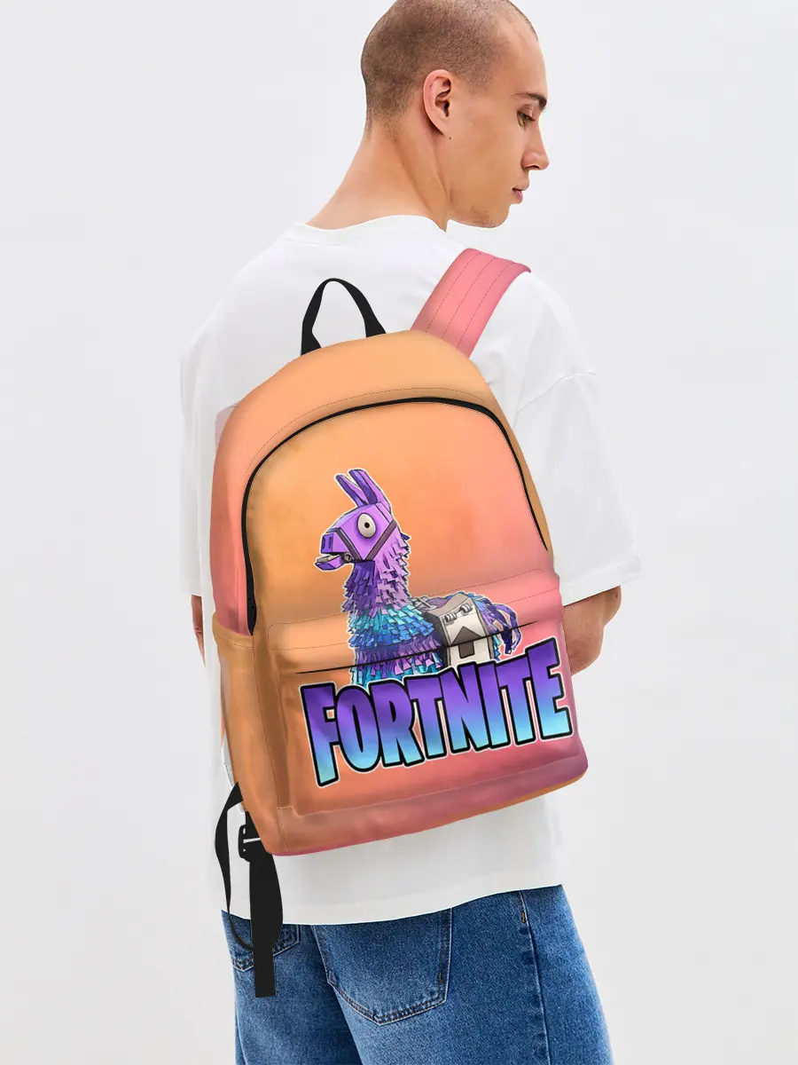 Рюкзак джинсовый / Fortnite | Lama