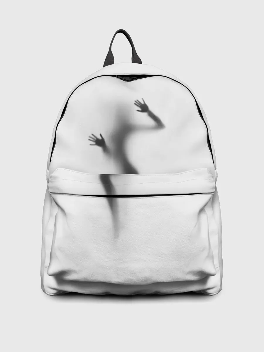 Рюкзак джинсовый / ДЕВУШКА ЗА СТЕКЛОМ