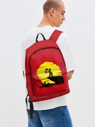 Рюкзак джинсовый / КОРОЛЬ БАРТ