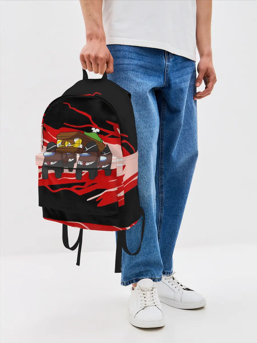 Рюкзак джинсовый / Among us mem