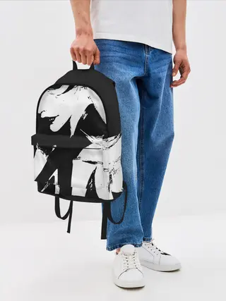 Рюкзак джинсовый / Темная космическая Люкс