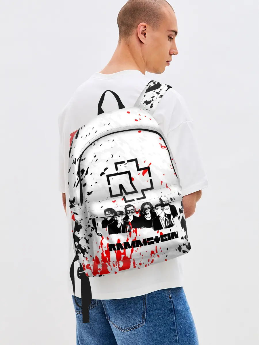 Рюкзак джинсовый / RAMMSTEIN