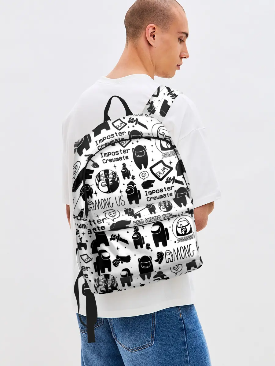 Рюкзак джинсовый / AMONG US