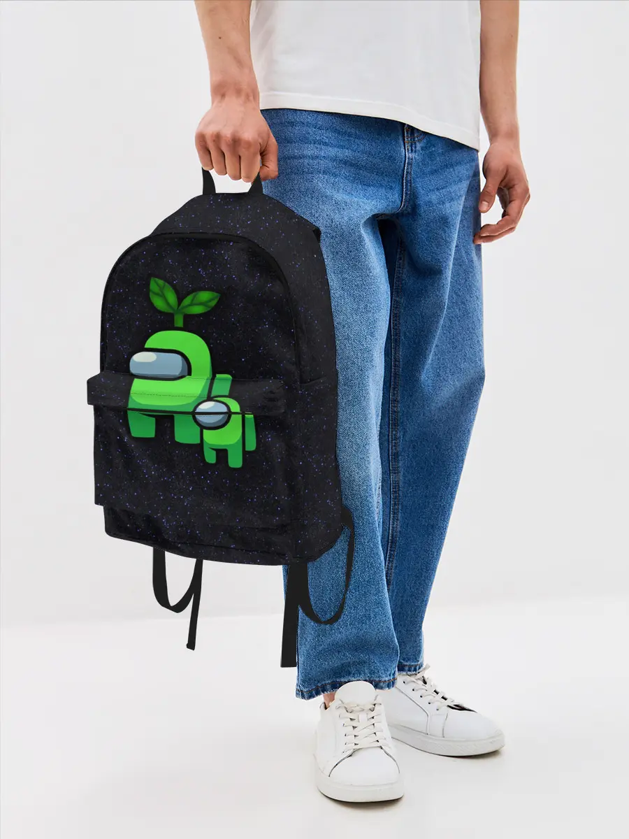 Рюкзак джинсовый / Among us Lime+ kid lime
