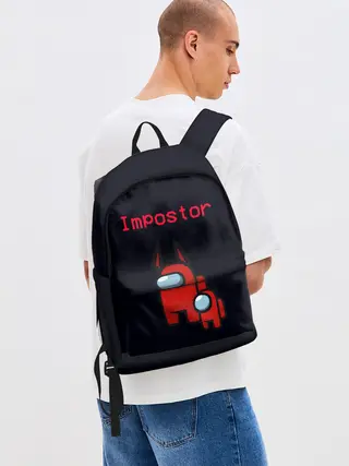 Рюкзак джинсовый / Among us Impostor