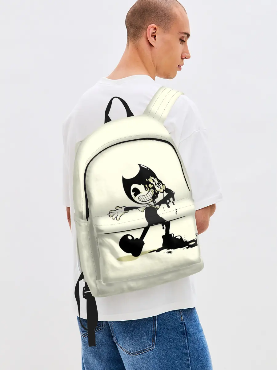Рюкзак джинсовый / Bendy And The Ink Machine
