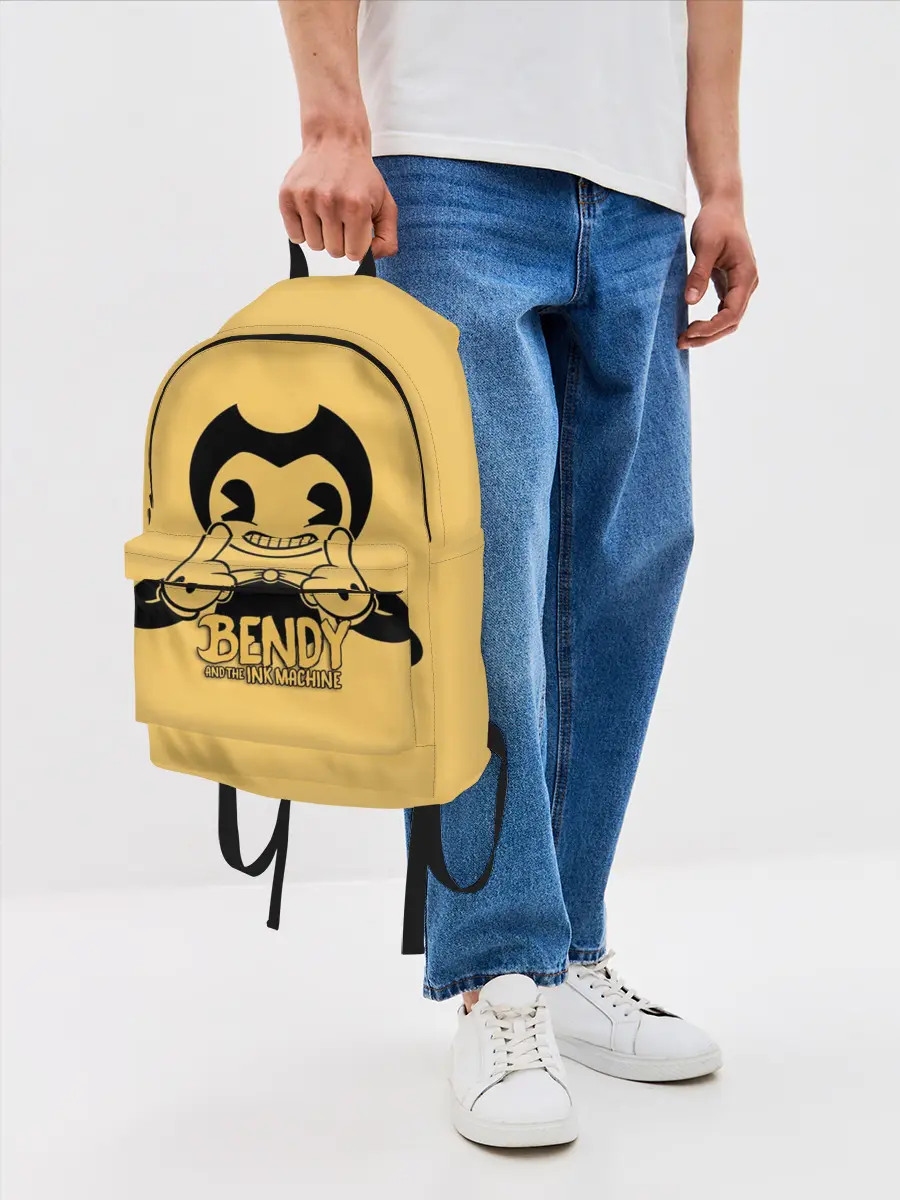 Рюкзак джинсовый / Bendy And The Ink Machine