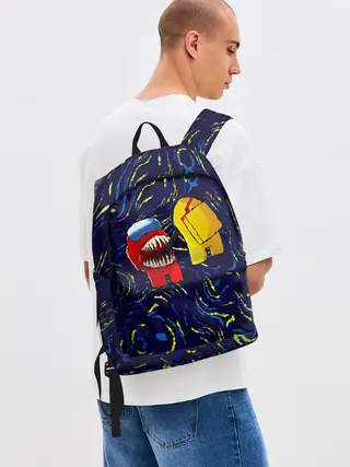 Рюкзак джинсовый / Among Us | Van Gogh Style