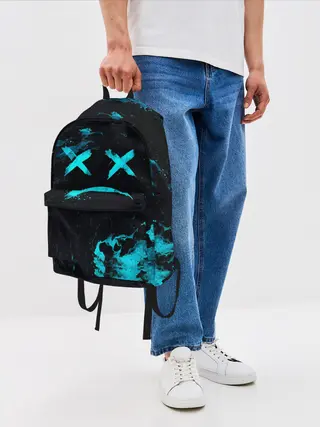 Рюкзак джинсовый / Lil Peep