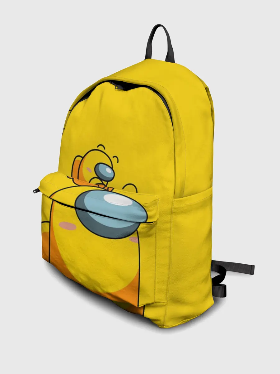 Рюкзак джинсовый / AMONG US YELLOW