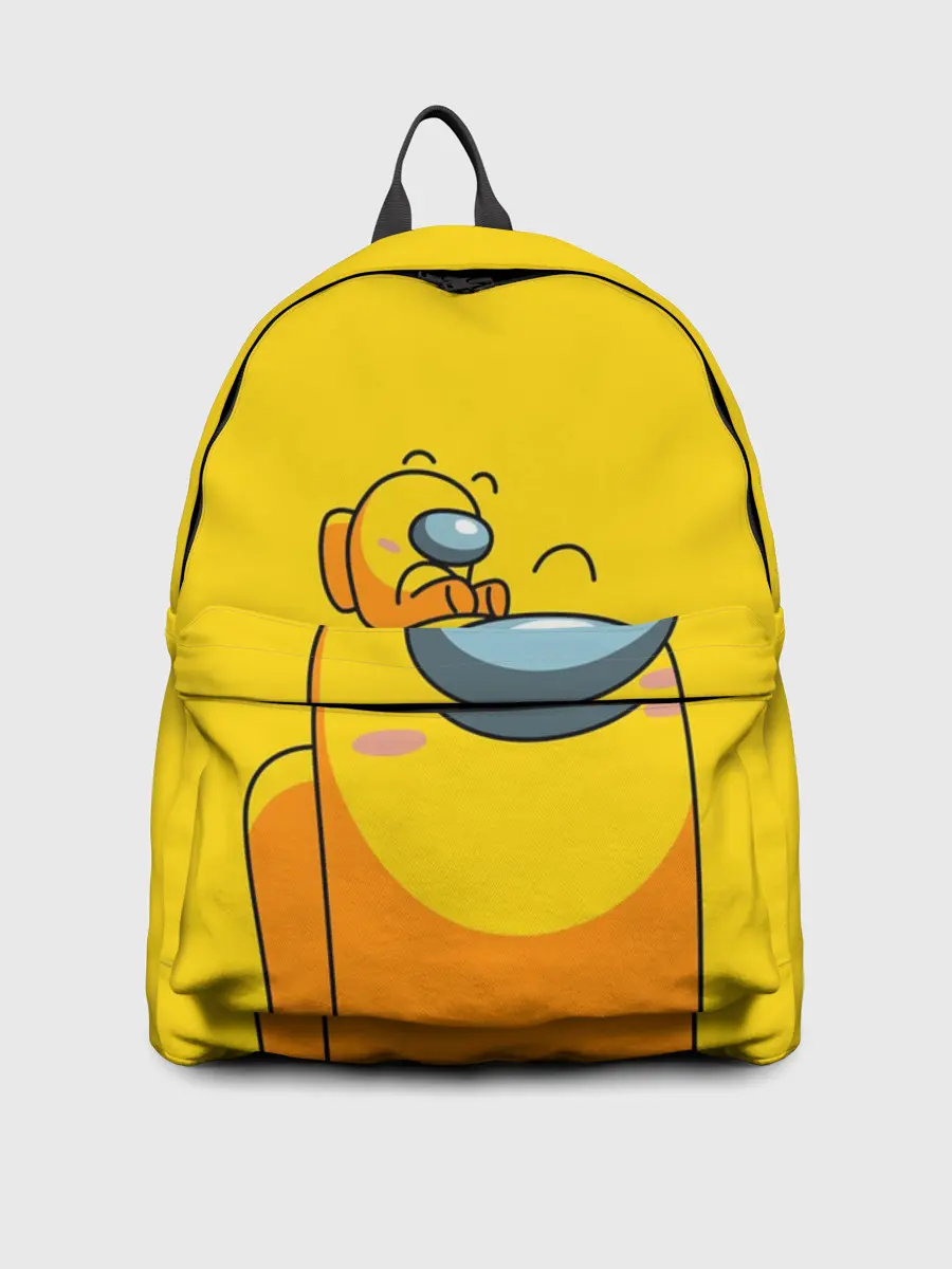 Рюкзак джинсовый / AMONG US YELLOW