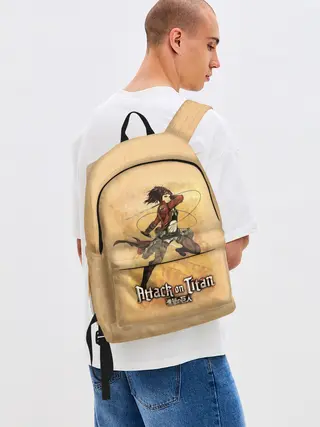 Рюкзак джинсовый / РЕНЕ - солдат разведкорпуса