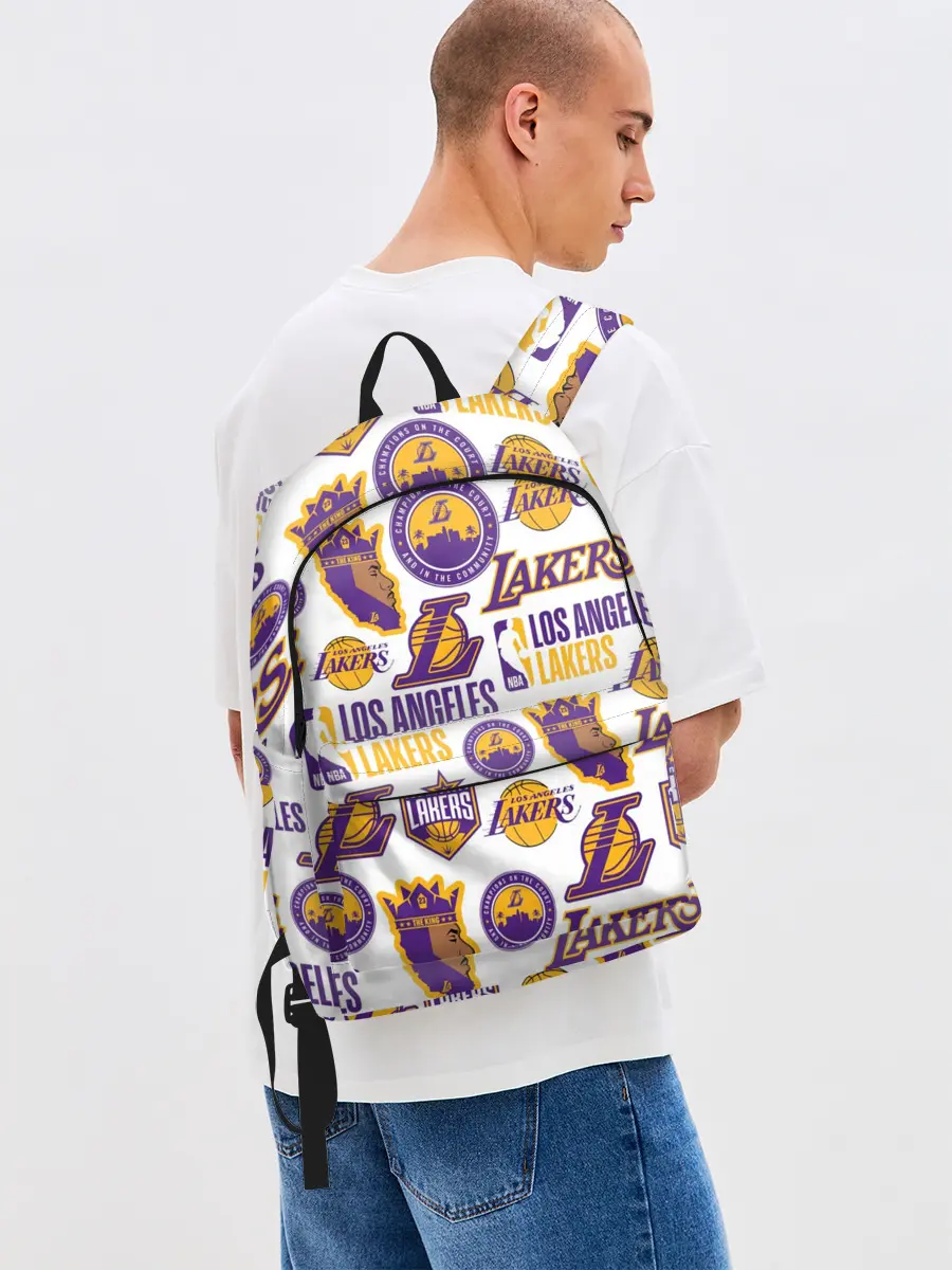 Рюкзак джинсовый / LAKERS LOGO