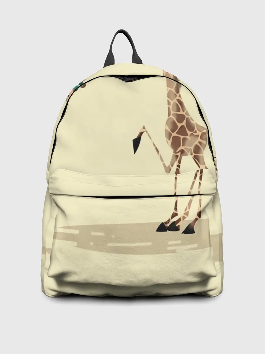 Рюкзак джинсовый / жираф на шее