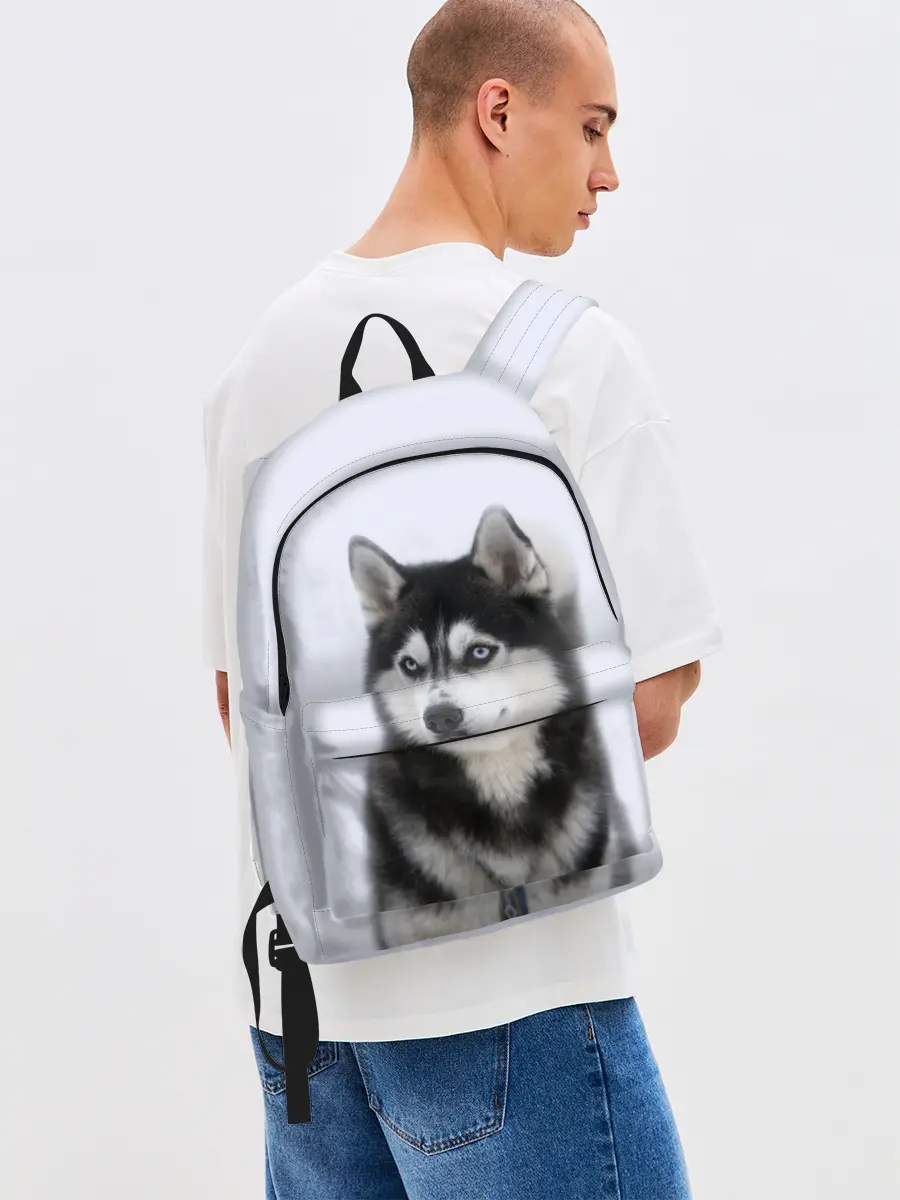 Рюкзак джинсовый / ХАСКИ