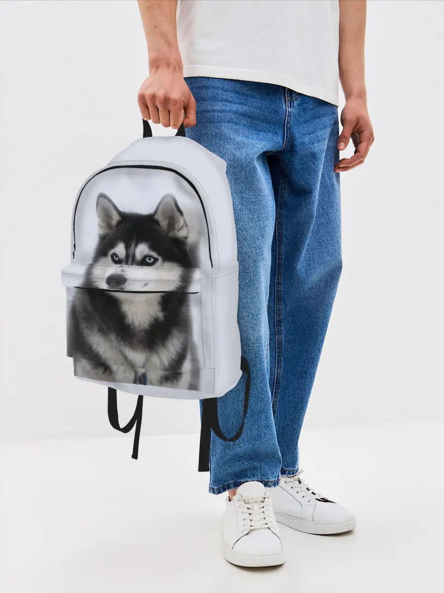 Рюкзак джинсовый / ХАСКИ