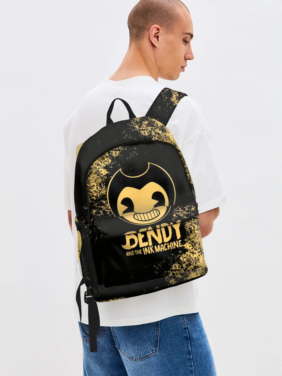 Рюкзак джинсовый / Bendy And The Ink Machine