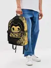 Рюкзак джинсовый / Bendy And The Ink Machine