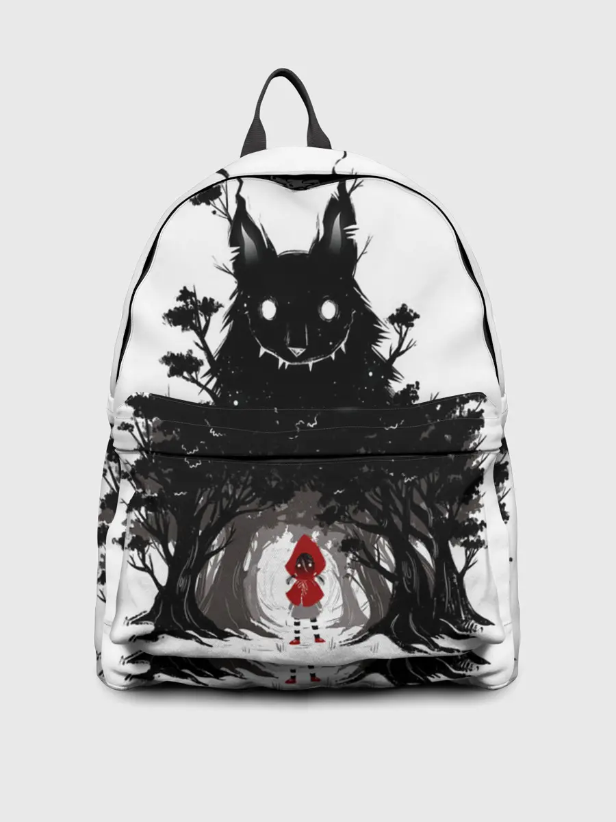 Рюкзак джинсовый / Красная шапочка