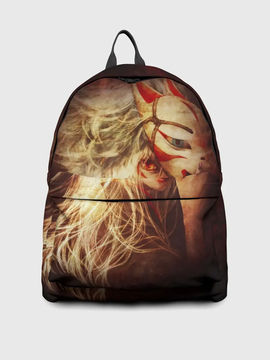 Рюкзак джинсовый / Кицуне