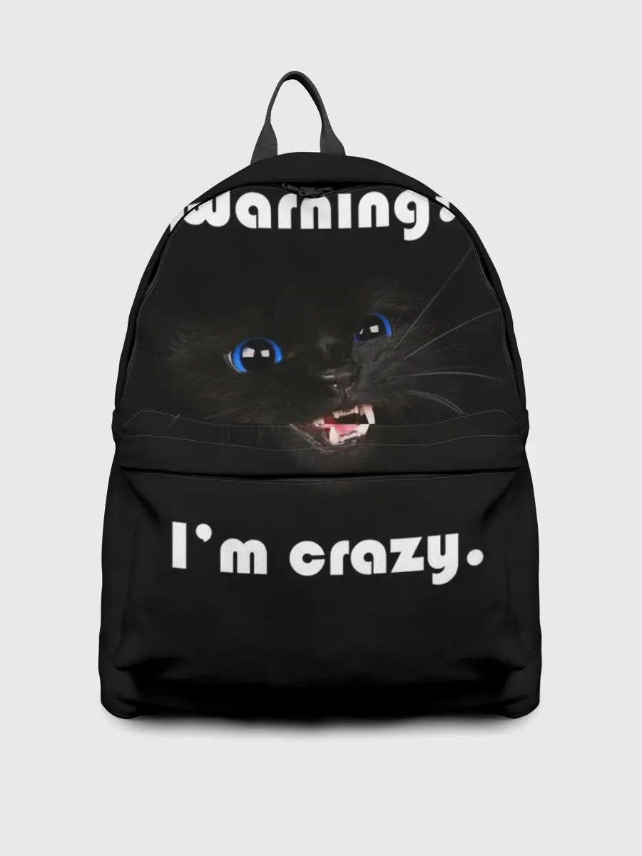 Рюкзак джинсовый / Осторожно! Я крэйзи.