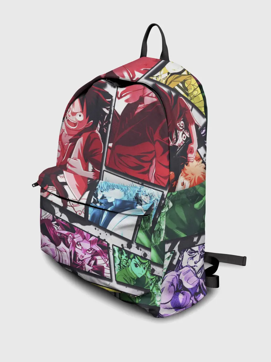 Рюкзак джинсовый / EPIC MAIN ANIME CHARACTERS 3D!