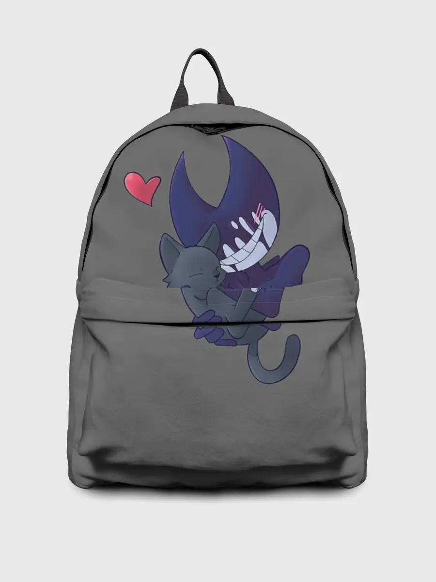 Рюкзак джинсовый / Bendy And The Ink Machine