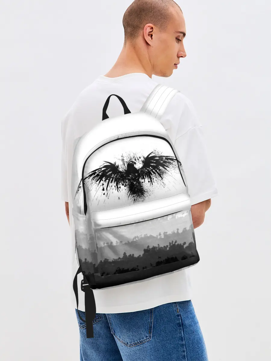 Рюкзак джинсовый / ЧЁРНЫЙ ВОРОН