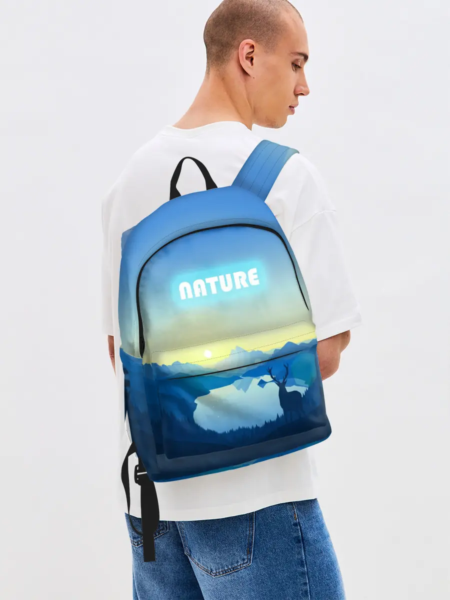 Рюкзак джинсовый / NATURE