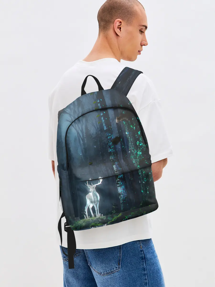 Рюкзак джинсовый / Олень