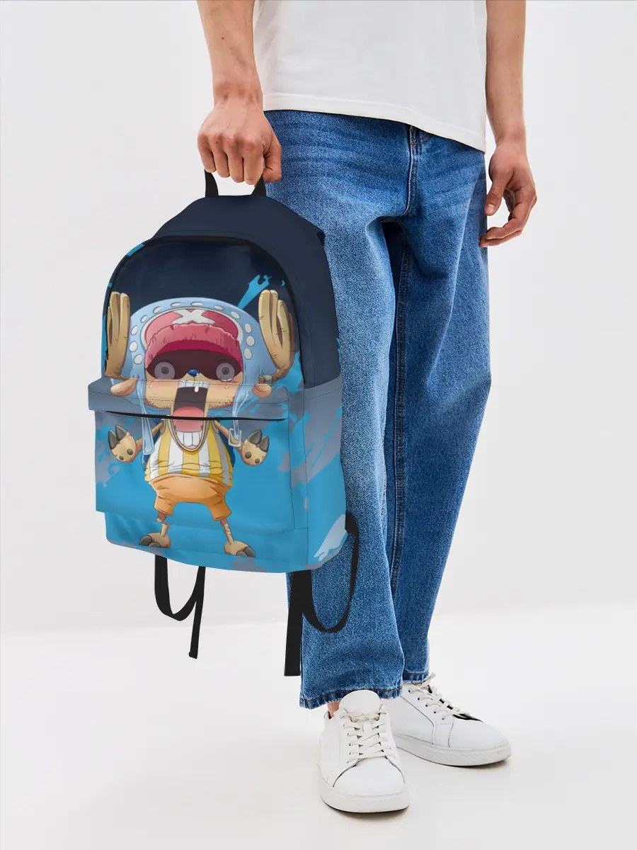 Рюкзак джинсовый / One Piece. Тони Чоппер