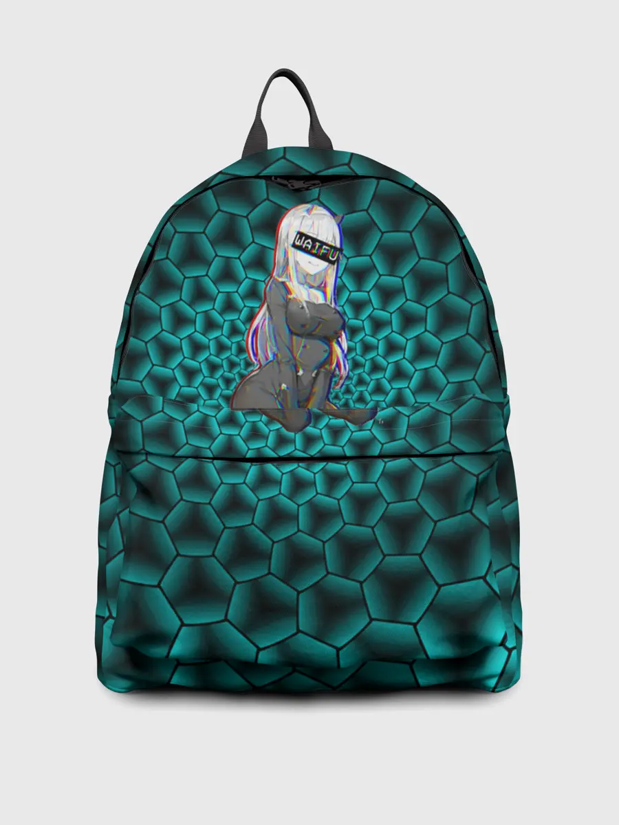 Рюкзак джинсовый / Anime шестиугольники