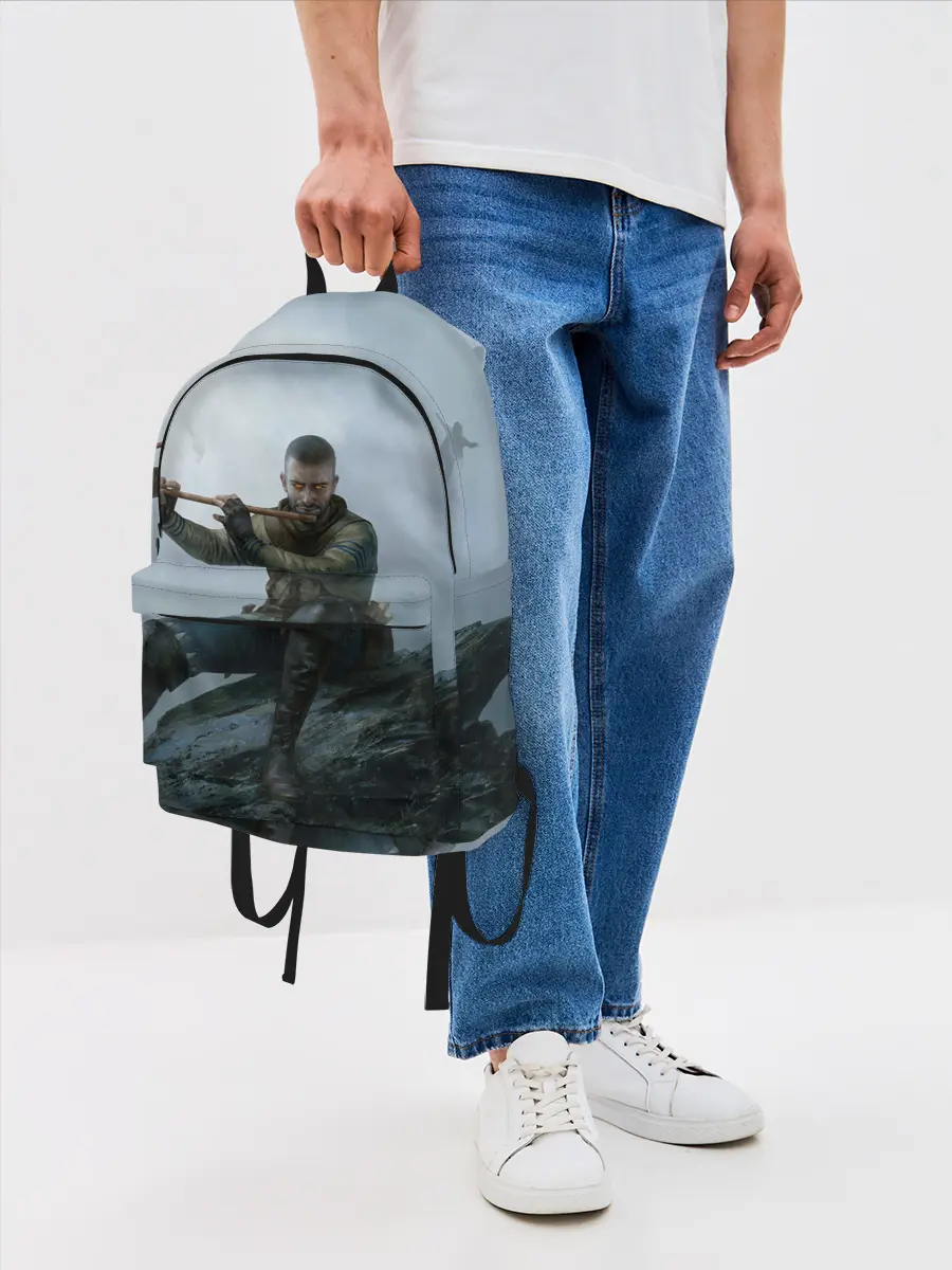 Рюкзак джинсовый / Господин Зеркало