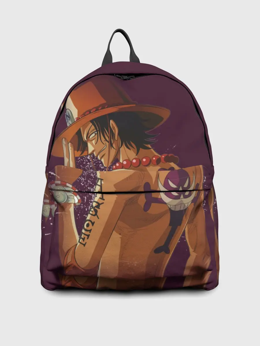 Рюкзак джинсовый / One Piece. Портгас Д. Эйс
