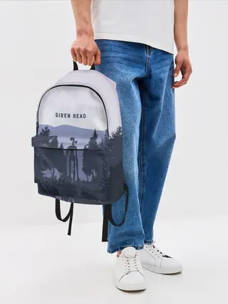 Рюкзак джинсовый / Siren Head