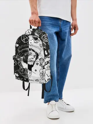 Рюкзак джинсовый / LIL PEEP