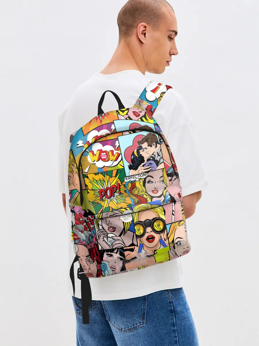 Рюкзак джинсовый / Pop Art