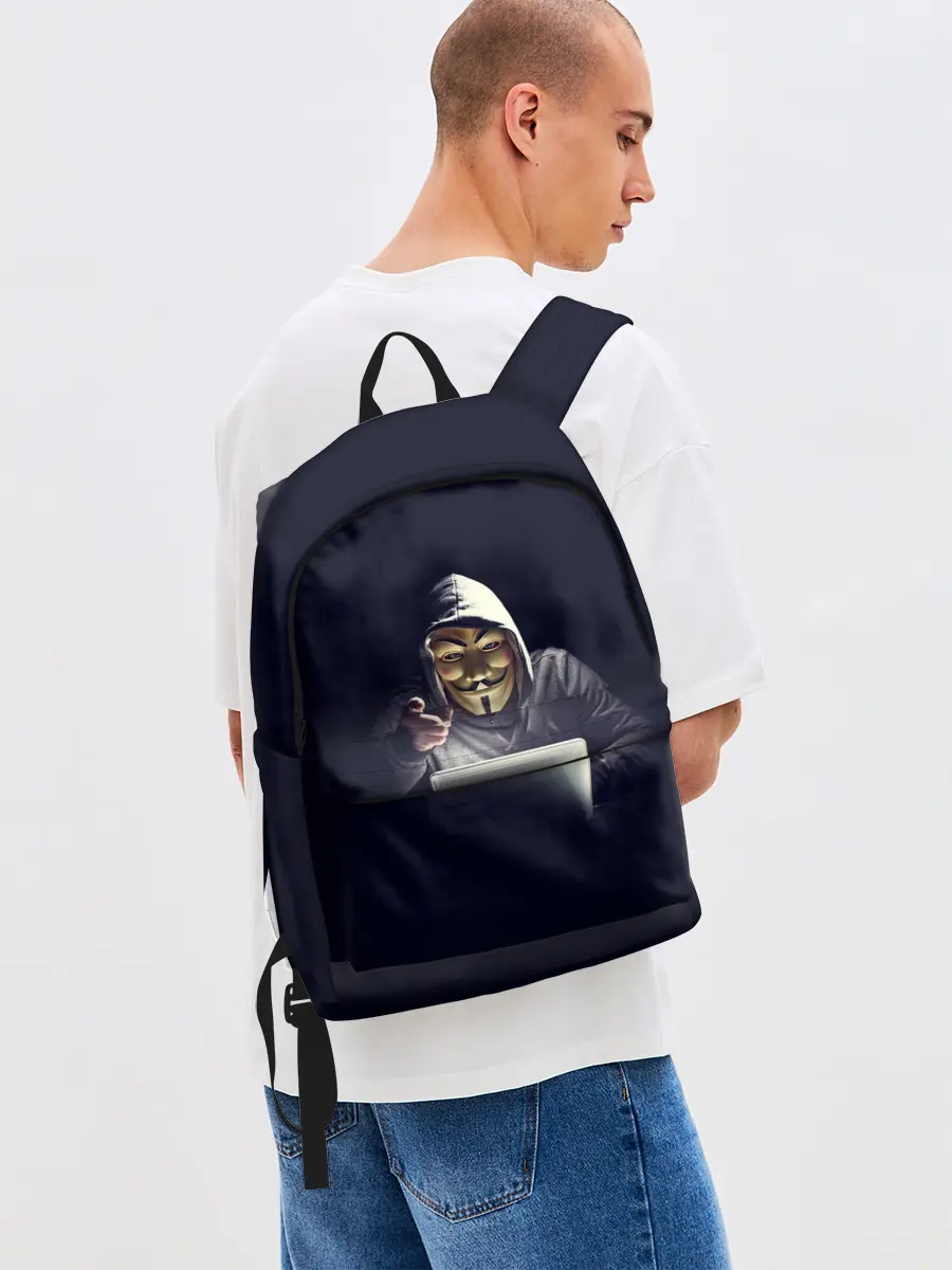 Рюкзак джинсовый / Ты Хакер