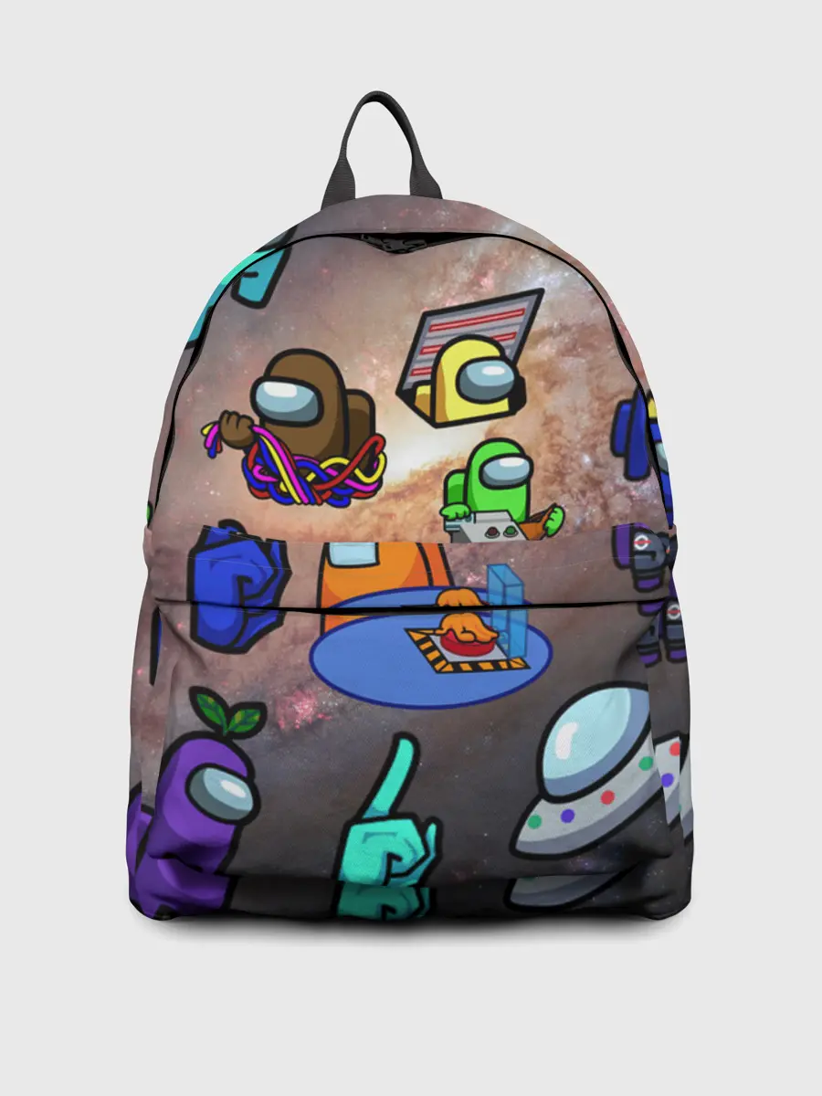 Рюкзак джинсовый / Among Us Чёрная дыра