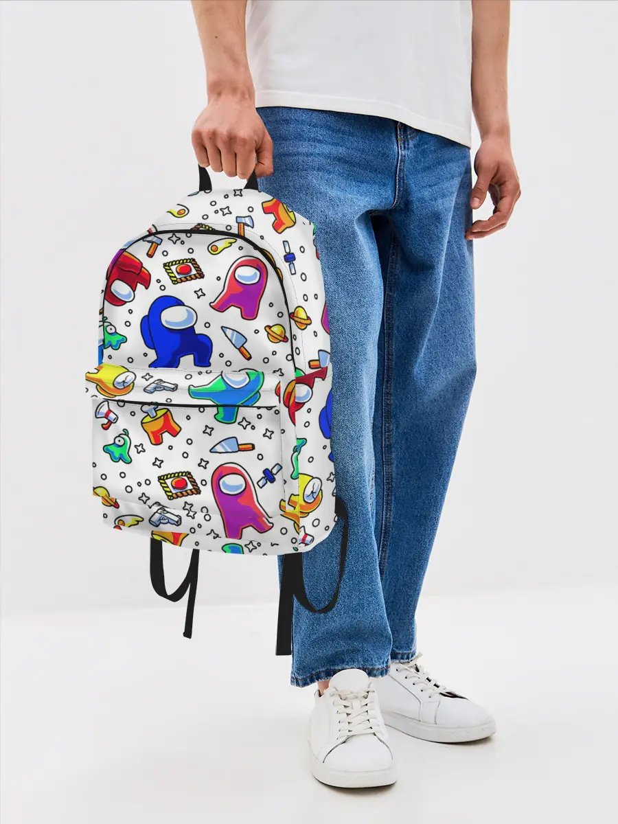 Рюкзак джинсовый / AMONG US