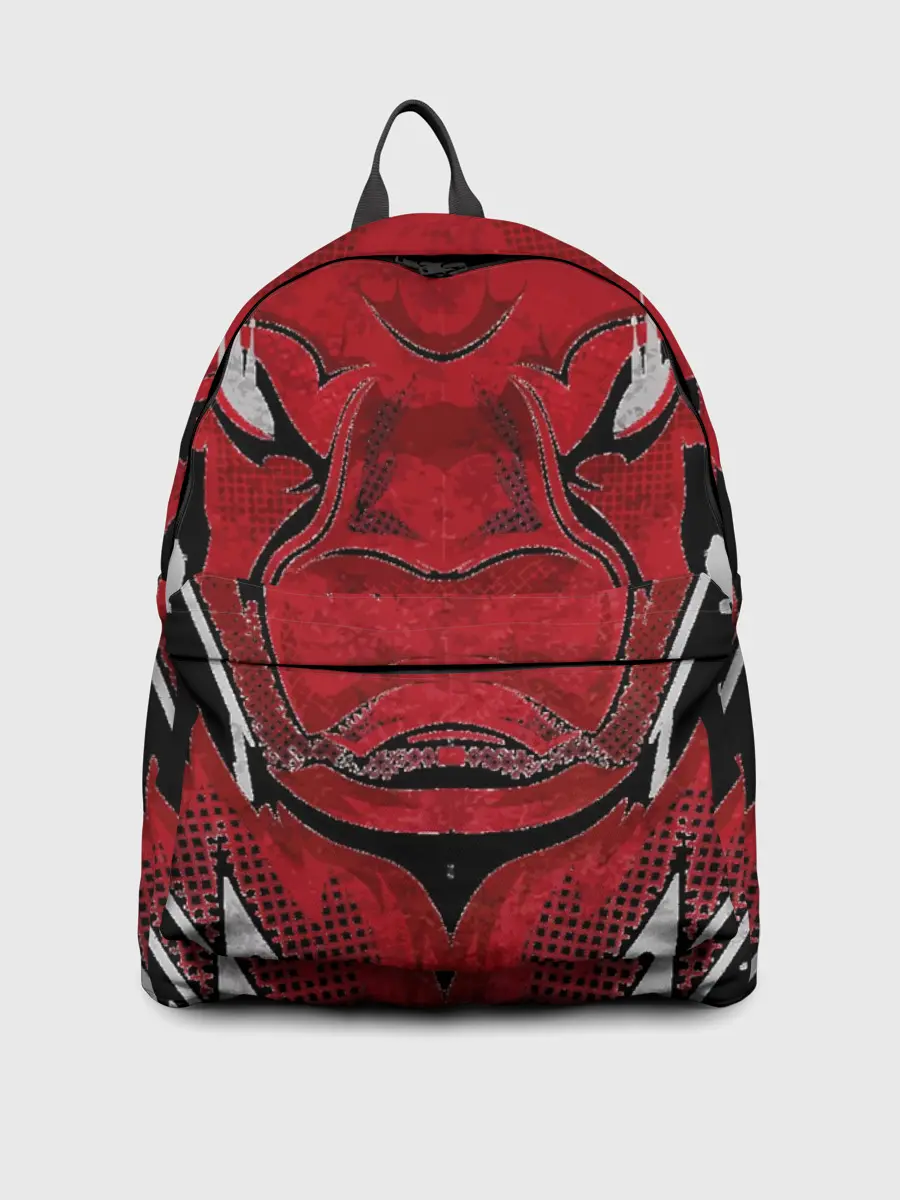 Рюкзак джинсовый / Красный бык