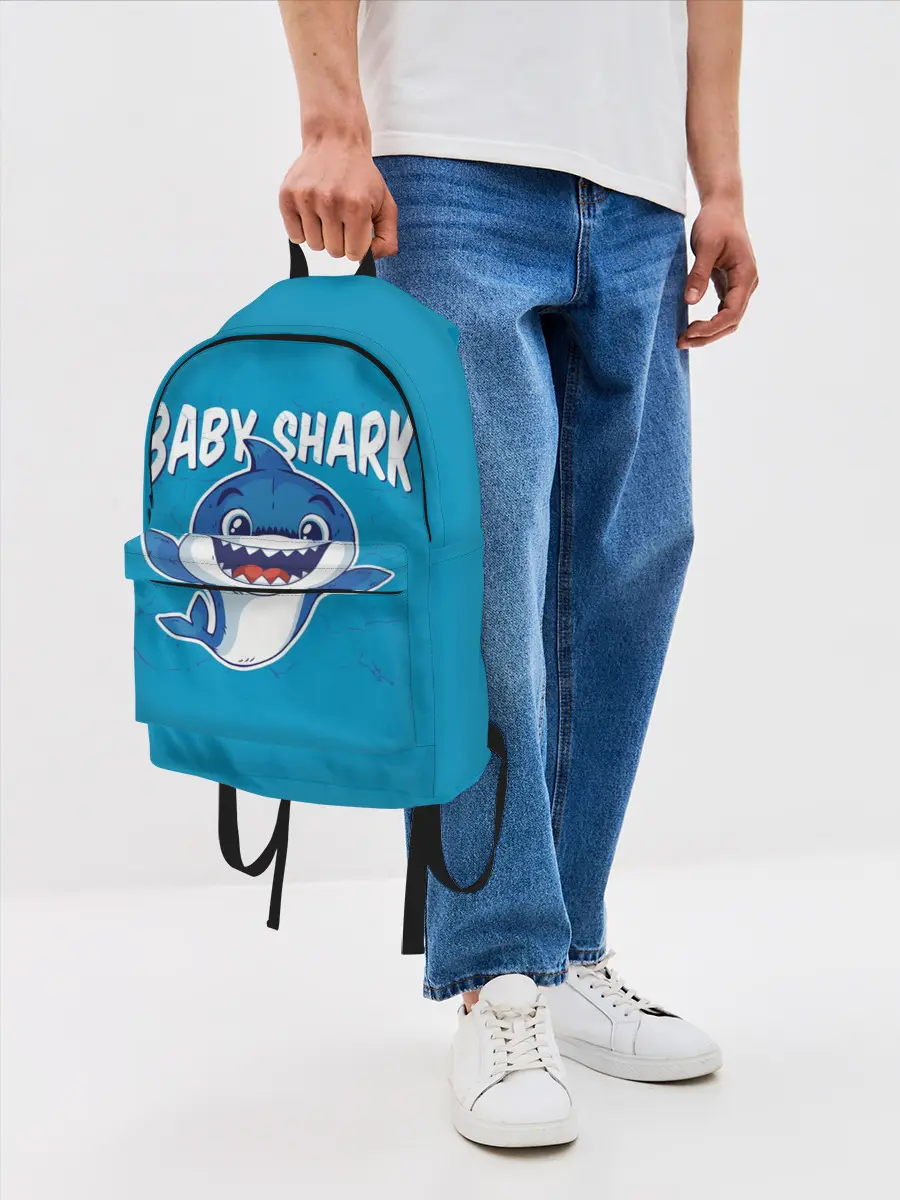 Рюкзак джинсовый / Baby Shark
