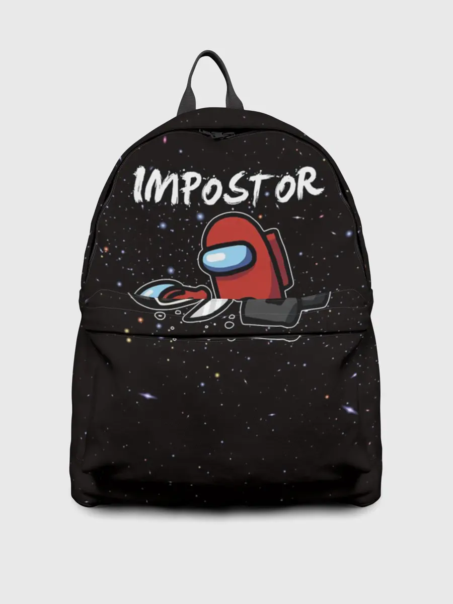 Рюкзак джинсовый / AMONG US - IMPOSTOR