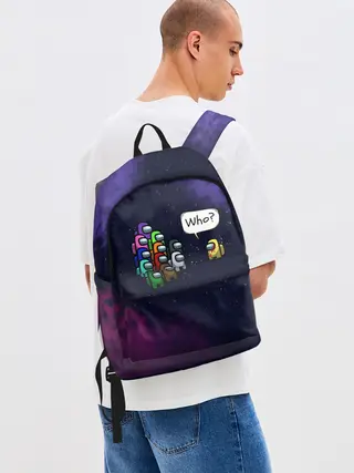 Рюкзак джинсовый / AMONG US