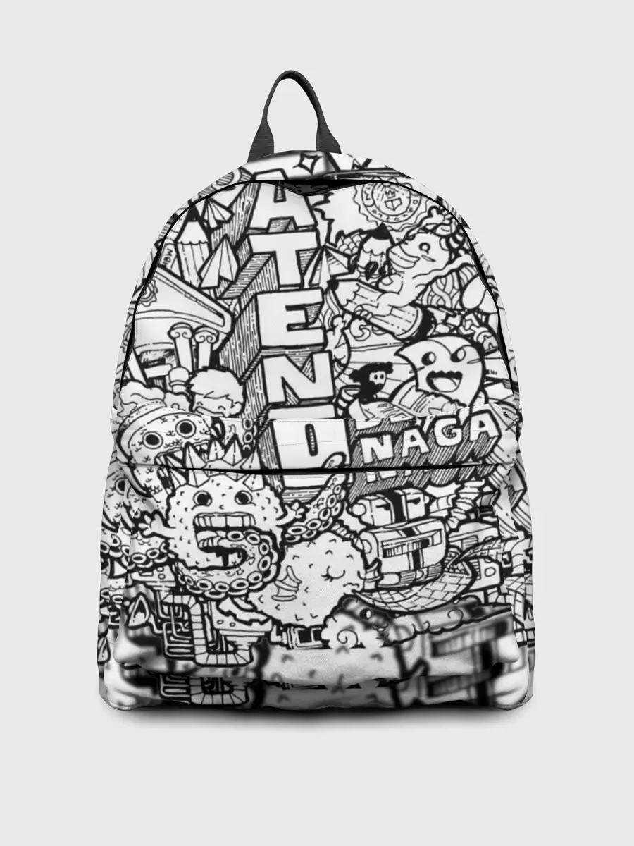 Рюкзак джинсовый / Doodle граффити